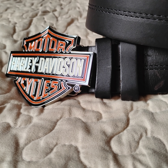 Harley-Davidson Black Belt Bag with Iconic Design - Picture 16 of 16